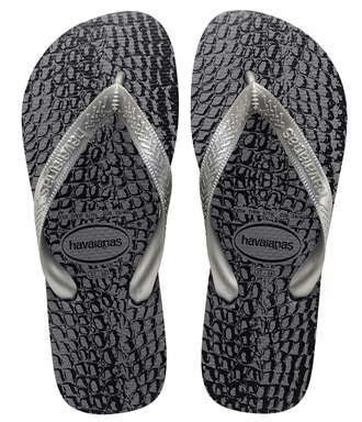 SAND HAVAIANAS TOP ANIMALS 1PR CINZA ACO 35/36