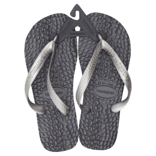 Sandália Cinza Aço Top Animals Havaianas Nº 39/40