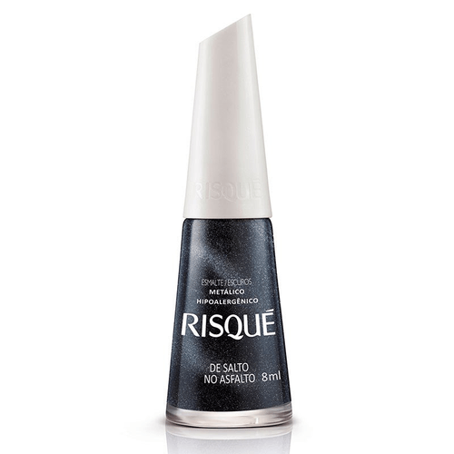 Esmalte Risqué De Salto no Asfalto Metálico 8ml