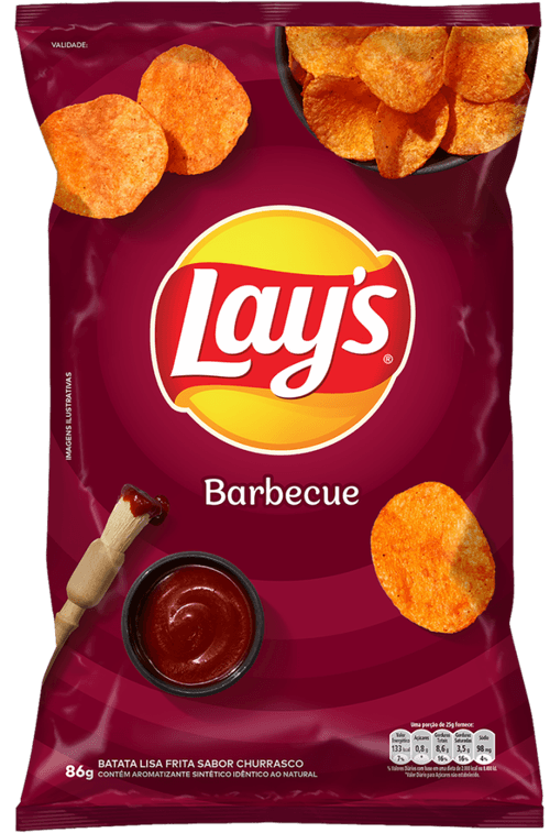 Batata Frita Lay's American Barbecue Pacote 86g