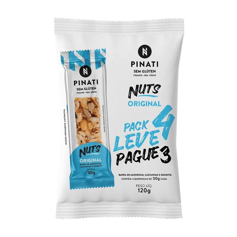 Barra-De-Nuts-Original-Zero-Sodio-Super-Saude-Pinati-Pacote-120g-Leve-4-Pague-3-Unidades