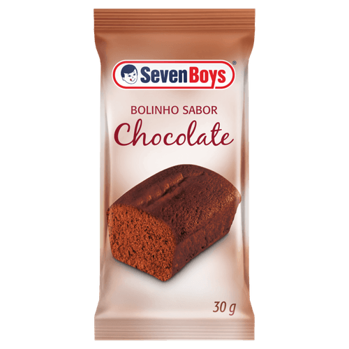 Bolinho Chocolate Seven Boys Pacote 30g