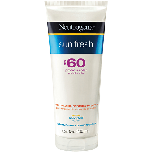 Protetor Solar Neutrogena Sun Fresh Fps60 200 ml