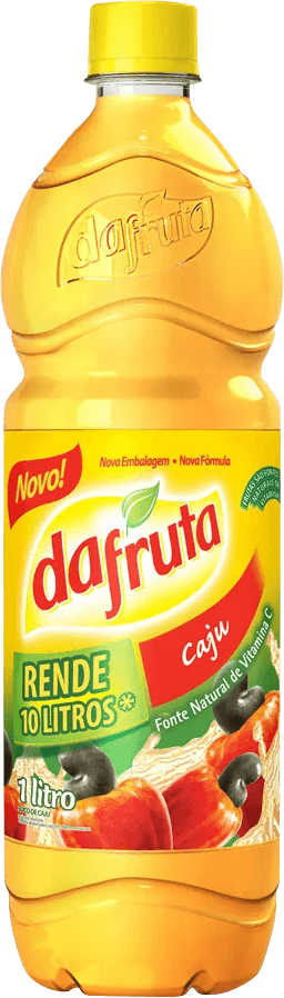 Suco-Concentrado-Liquido-para-Refresco-de-Fruta-Caju-sem-Adicao-de-Acucar-Dafruta-Garrafa-1l