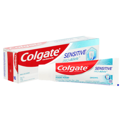 Creme Dental com Flúor Original Colgate Sensitive Pro-Alívio Caixa 110g