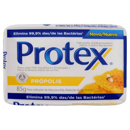 Sabonete em Barra Antibacteriano Própolis Protex Envoltório 85g