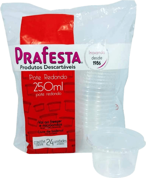 POTE DESC RED PRAFESTA 250ML PC/24 COM TAMPA