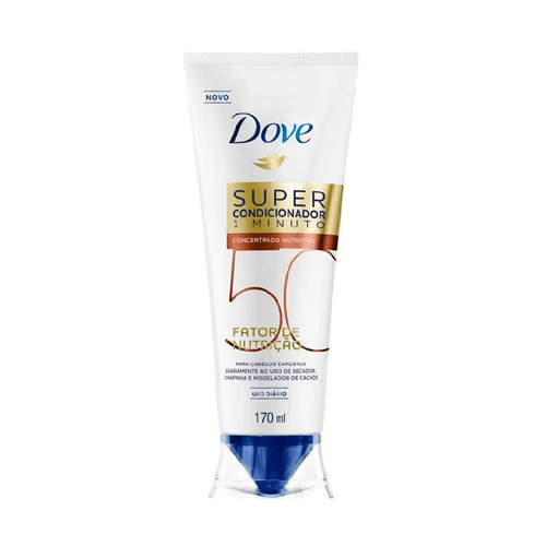 Super Condicionador Concentrado Fator de Nutrição 50 Dove 1 Minuto Nutritivo Bisnaga 170ml