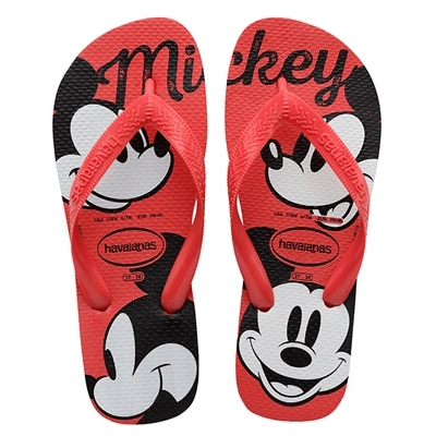 Sandália Havaianas Kids Top Disney Vermelho Rubi 1 par 29/30