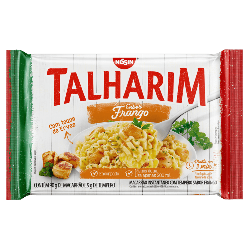 Macarrao-Instantaneo-Talharim-com-Tempero-de-Frango-Nissin-Pacote-99g-Sendo-90g-de-Macarrao-e-9g-de-Tempero