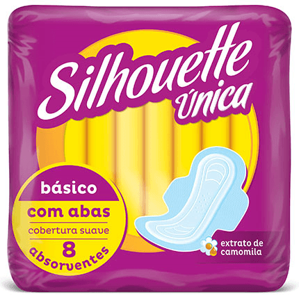 Absorvente-com-Abas-Supergel-Suave-Silhouette-Unica-Regular-Pacote-8-Unidades