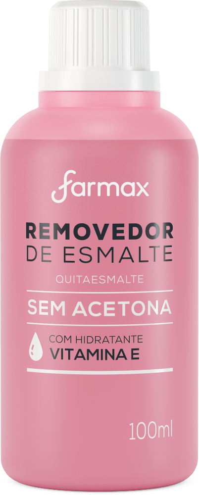 Removedor de Esmalte Farmax Sem Acetona 100ml