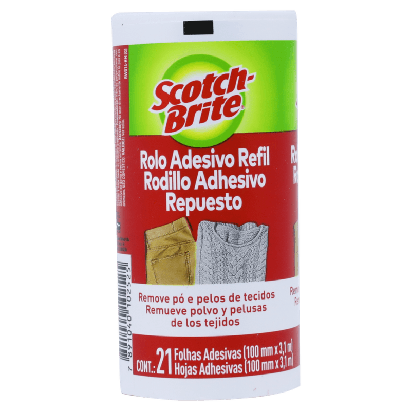 Rolo-Adesivo-Tira-Pelos-Scotch-Brite-100mm-x-31m-21-Folhas-Refil