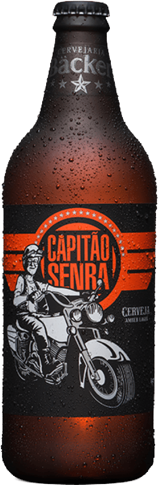 Cerveja Backer Pilsen Capitão Senra Garrafa 600 ml