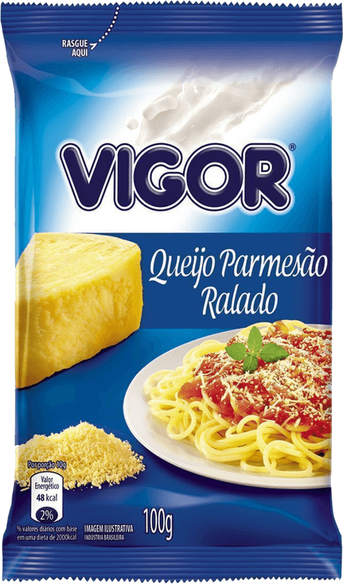 Queijo Parmesão Ralado Vigor Pacote 100g