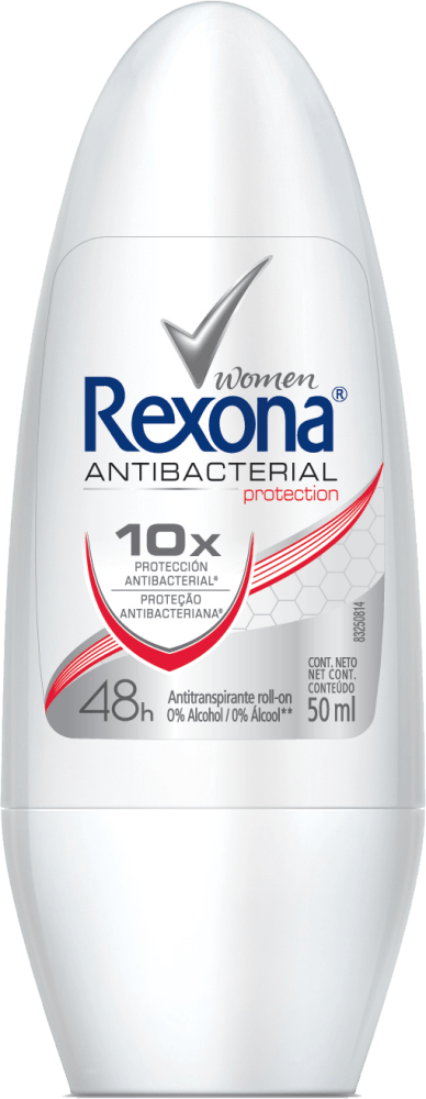 Desodorante Antitranspirante Roll On Rexona Women Antibacterial Protection 50ML