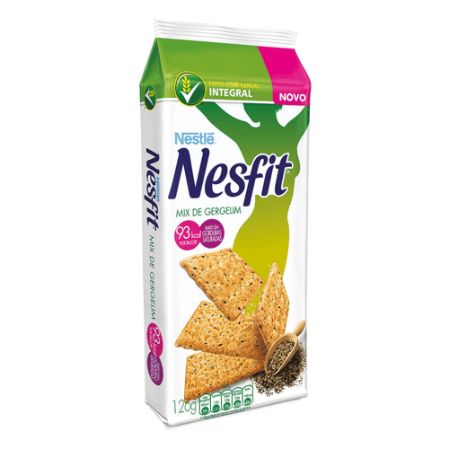 Biscoito Com Mix De Gergelim Integral Nesfit Pacote 21g