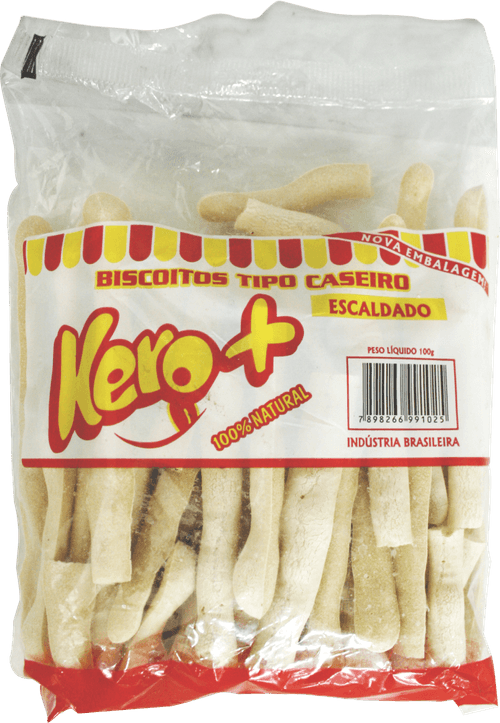 Biscoito Polvilho Escaldado Kero+ Pacote 100g