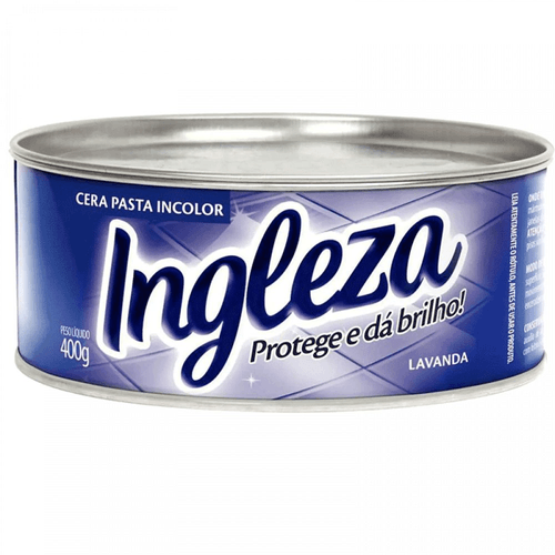 Cera em Pasta Ingleza Incolor Lata 400 g