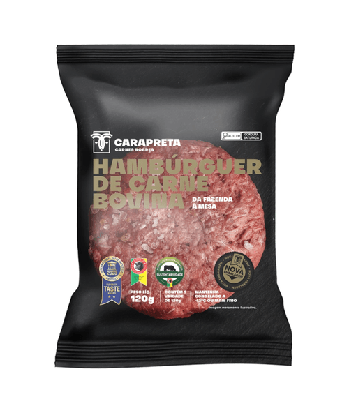 Hambúrguer Bovino Carapreta Costela 120g