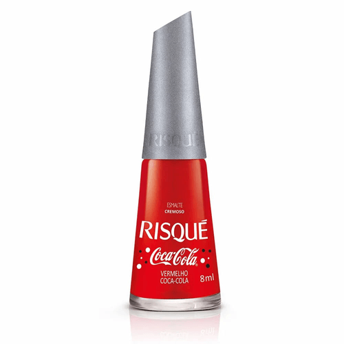 Esmalte Risqué Cremoso Vermelho Coca Cola 8ml