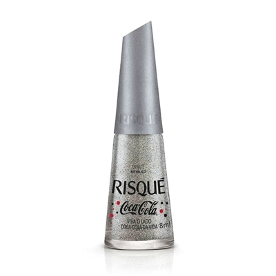 Esmalte Risqué Metálico Viva O Lado Coca Cola da Vida 8ml