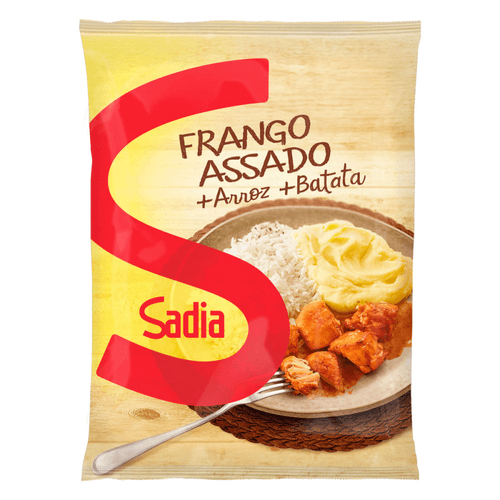 Frango Assado Sadia Sobrecoxa+batata+arroz Caixa 350 G