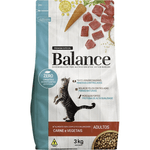 Alimento-Completo-Seco-para-Gatos-Adultos-Carne-e-Vegetais-Balance-Premium-Especial-Pouch-3kg