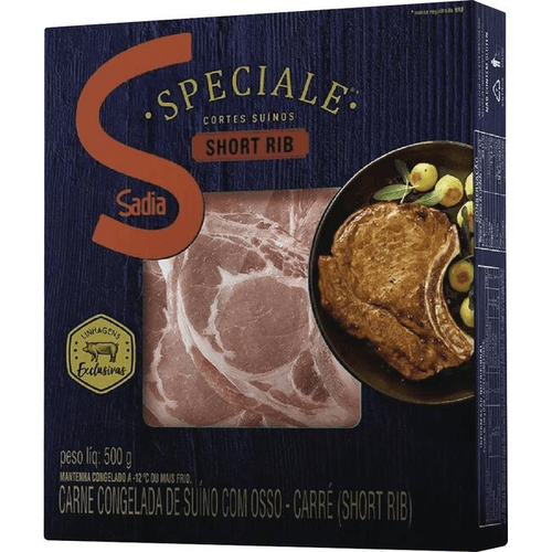 Short Rib Suíno Congelado Sadia Speciale 500g