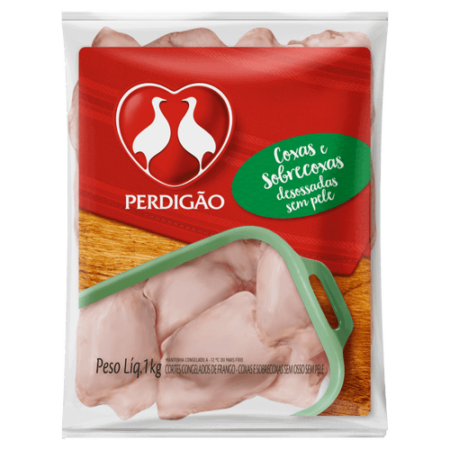 Coxa com Sobrecoxa Perdigão Desossada Sem Pele 1kg