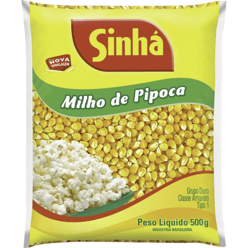 Milho para Pipoca Sinhá 500g