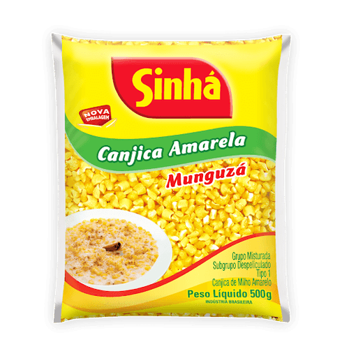 CANJICA MILHO SINHA AMAR 500G-PC