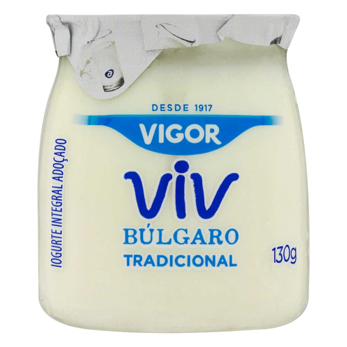 Iogurte Vigor Viv Bulgaro Tradicional 130g