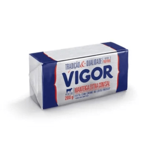 Manteiga Extra com Sal Vigor 200g