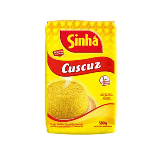 Farinha Milho Sinha 500g-pc Cuscuz 1083