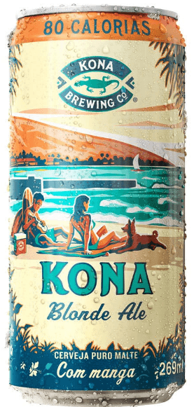 Cerveja Kona Blond Ale, Lata Com 269ml