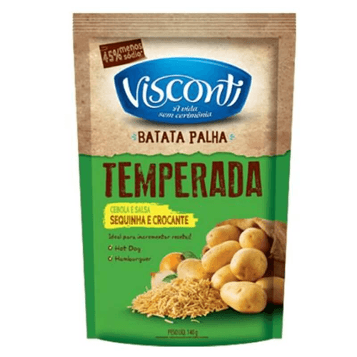 Batata Palha Cebola &amp; Salsa Visconti Sachê 140g