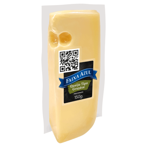 Queijo Gruyère Fracionado Faixa Azul 150g