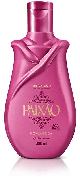 Hidratante Desodorante Corporal Romântica Paixão Frasco 200ml