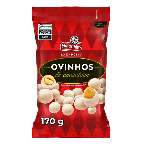 Ovinhos de Amendoim Elma Chips Pacote 170g