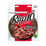 Pão Tortilha Chocolate Rap10 Sabores Pouch 198g 6 Unidades de 33g Cada Edição Especial