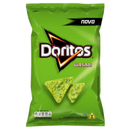 Salgadinho de Milho Wasabi Doritos Pacote 78g