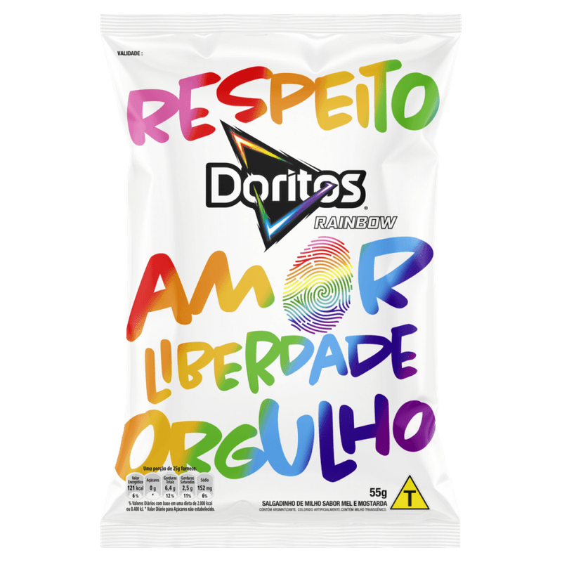 Salgadinho-de-Milho-Mel-e-Mostarda-Doritos-Rainbow-Pacote-55g