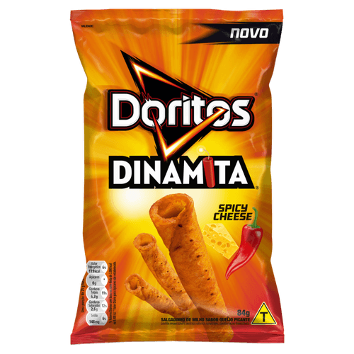 Salgadinho De Milho Dinamita Spicy Cheese Doritos Pacote 84G