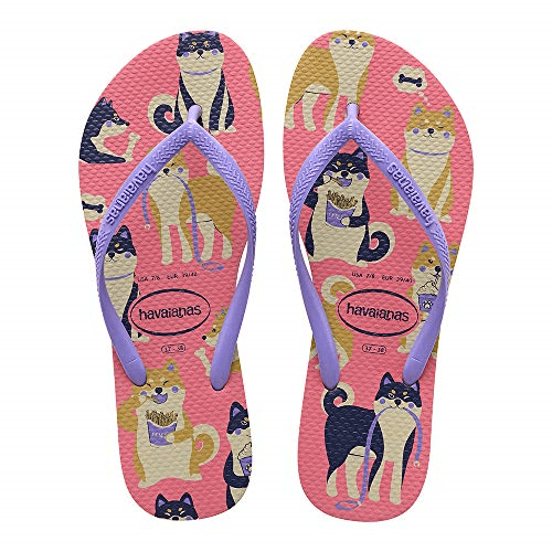 Sandália Havaianas Slim Pets Rosa Porcelana 35/36 1 Par