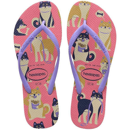 SAND HAVAIANAS SLIM PETS 1PR ROSA PORC 33/34
