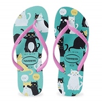 7009067-Sandalias-Havaianas-Sl-Pets-Gd-F0-Sandalias-Havaianas-Slim-Pets-Fc-Verde-Orvalho