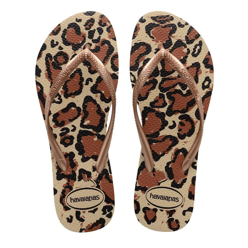 Sandalias-Havaianas-Slim-Animals-Areia-rose-Gold