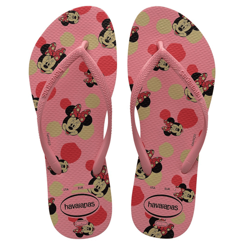 Sandalia Havaianas Slim Disney Rosa Macaron  35/36 1 par
