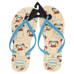 Sandalia-Bege-Palha-E-Azul-Slim-Pets-Havaianas-Nº-37-38